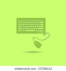 Keyboard vector icon 