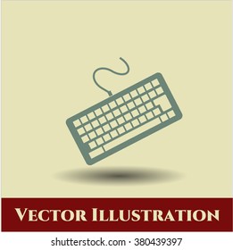 Keyboard vector icon