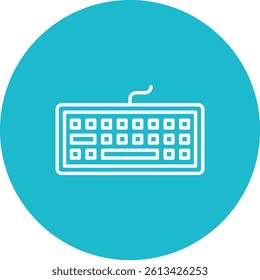 Keyboard vector icon. Can be used for printing, mobile and web applications.