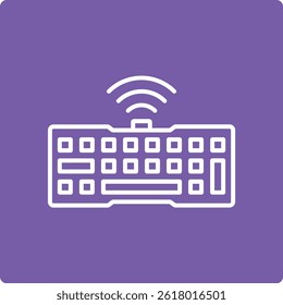 Icono de Vector de teclado. Se puede utilizar para aplicaciones de impresión, móviles y de Web.