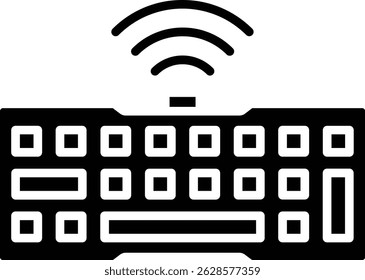 Keyboard vector icon. Can be used for printing, mobile and web applications.