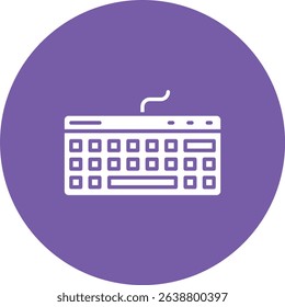 Keyboard vector icon. Can be used for printing, mobile and web applications.