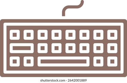 Keyboard vector icon. Can be used for printing, mobile and web applications.