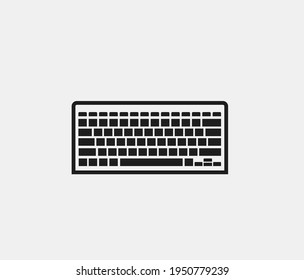Keyboard vector icon. Editable stroke. Symbol in Line Art Style for Design, Presentation, Website or Apps Elements. Pixel vector graphics - Vector