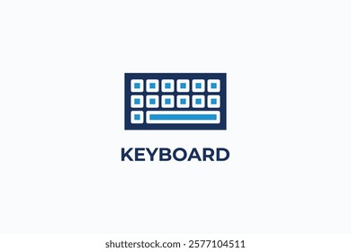 KEYBOARD vector, icon or logo sign isolated symbol illustration