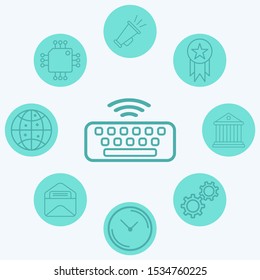 Keyboard vector icon sign symbol