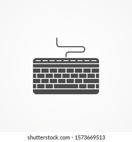 Keyboard vector icon sign symbol