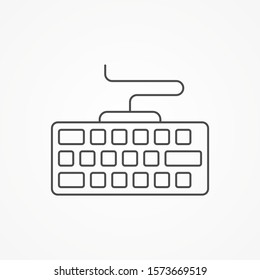 Keyboard vector icon sign symbol