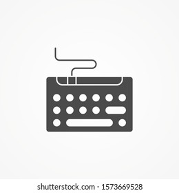 Keyboard vector icon sign symbol
