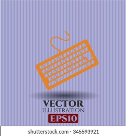 Keyboard vector icon or symbol