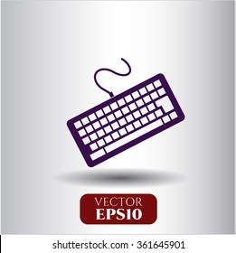 Icono de vector de teclado o símbolo