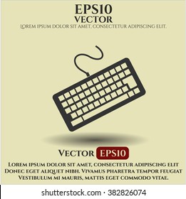 Keyboard vector icon or symbol