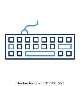 Keyboard Vector icon which is suitable for commercial work and easily modify or edit it

