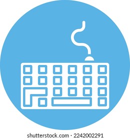 Keyboard Vector Icon which is suitable for commercial work and easily modify or edit it
