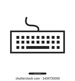 Keyboard Vector Illustration Logo Template