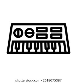 Keyboard Vector Line icon Design