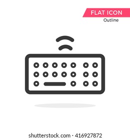 Keyboard Vector Object Picture Image Graphic Glyph Outline Icon 