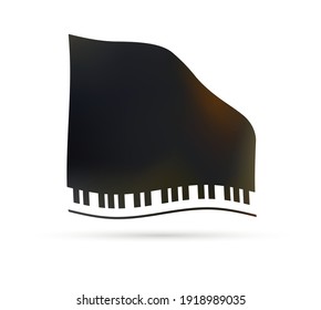 keyboard wavy stock vector background