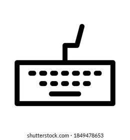 keyboard wireless icon or logo isolated sign symbol vector illustration - high quality black style vector icons
