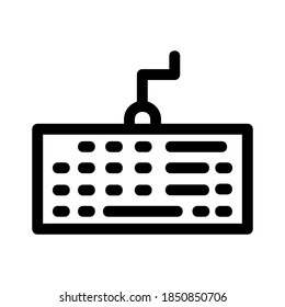 keyboard wireless icon or logo isolated sign symbol vector illustration - high quality black style vector icons
