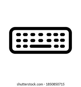 icono inalámbrico de teclado o logotipo símbolo de signo aislado ilustración vectorial - iconos vectoriales de estilo negro de alta calidad
