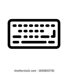 keyboard wireless icon or logo isolated sign symbol vector illustration - high quality black style vector icons
