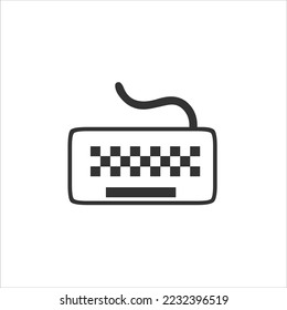 keyboards vector logo design icon