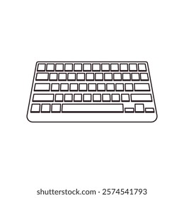Keybord vector key illustration board symbol sign