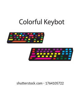 keybot icon colorful design vector illustration