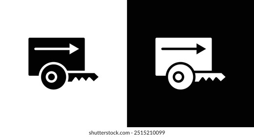 Icono de acceso de tarjeta de acceso Vector de conjunto de logotipos
