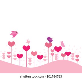 fondo de cadena de claves y pájaros para tarjetas de felicitación, plantilla y otros