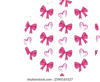 Keychain, Coquette bow valentine, Key chain Pattern, Ring, Round, Circle Patterns, bundle, brush stroke