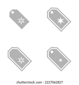 keychain icon, discounts, vector illustration