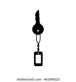keychain key. vector illustration. icon.
