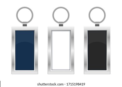 Keychain vector design illustration isolated on white background