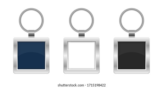 Keychain vector design illustration isolated on white background