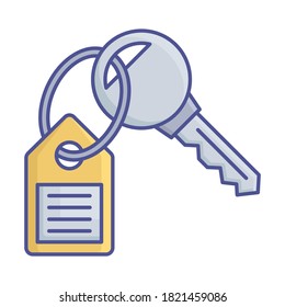 
Icono de vector de cadena de claves que puede modificar o editar fácilmente
