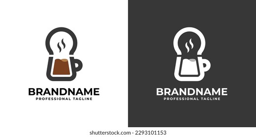 Keyhole Coffee Logo. Suitable for any business related to Keyhole and Coffee.