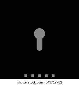 Keyhole icon.