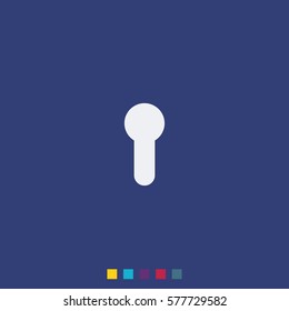 Keyhole icon.