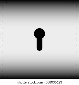 Keyhole icon.
