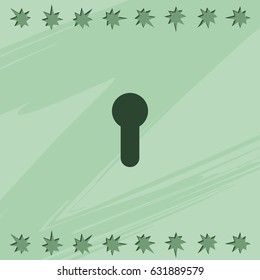 Keyhole icon.