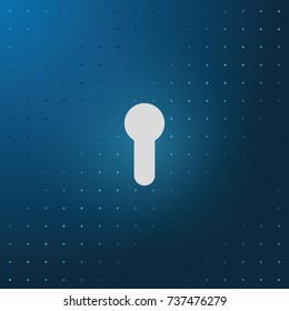 Keyhole icon.