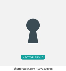 Keyhole Icon Design, Vector EPS10