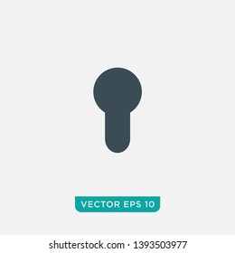Keyhole Icon Design, Vector EPS10