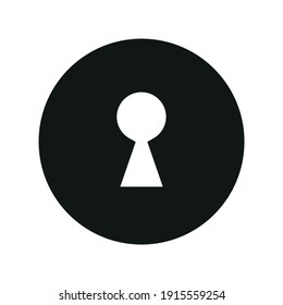 Keyhole icon for graphic design projects