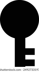 Keyhole icon. premium door key hole. Shape of lock of door. Pictogram Logo design template for home and entrance. Mysterious silhouette door lock. Vector icons, isolated on transparent background,