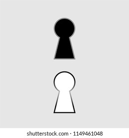 Keyhole icon vector design