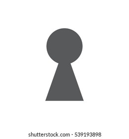keyhole, icon, vector illustration EPS 10