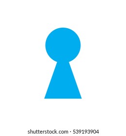 keyhole, icon, vector illustration EPS 10
